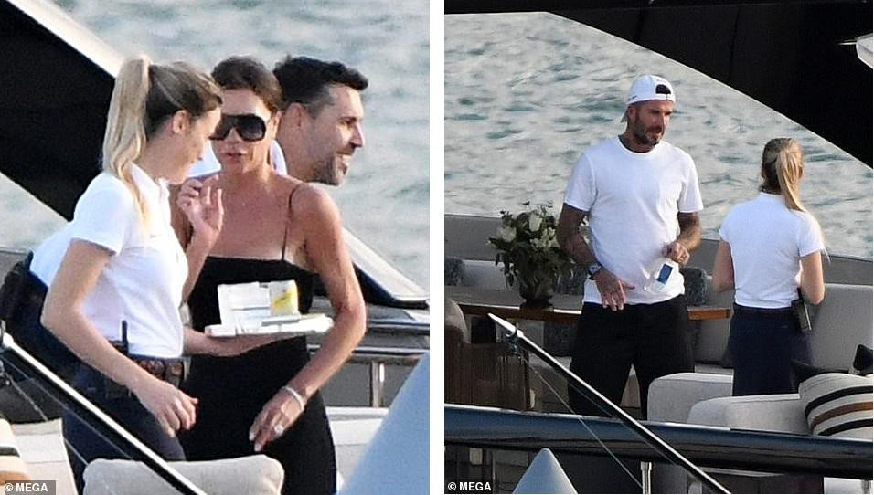 Dù không xuất hiện trước ống kính paparazzi, theo Daily Mail, chuyến đi còn có Romeo và bạn gái Mina Regan, Cruz, Harper, cháu gái của Victoria - Libby Adams và một người bạn.