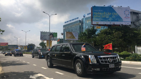 Đoàn xe hộ tống Tổng thống Donal Trump dự APEC tại Đà Nẵng ảnh 3
