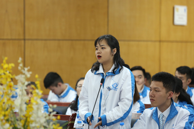 Phó Thủ tướng Vũ Đức Đam đối thoại với đại biểu Hội Sinh viên ảnh 36