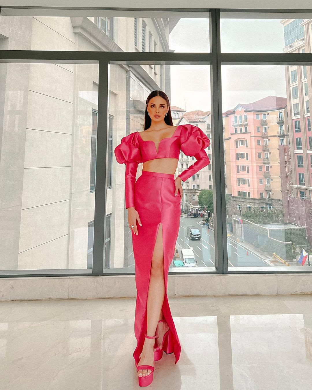 Trong giai đoạn đương nhiệm, Megan Young cùng bà Julia Morley - chủ tịch tổ chức Miss World đi khắp nơi trên thế giới để tham gia hoạt động từ thiện, giúp đỡ những người khó khăn, đặc biệt là trẻ em và người lớn tuổi.