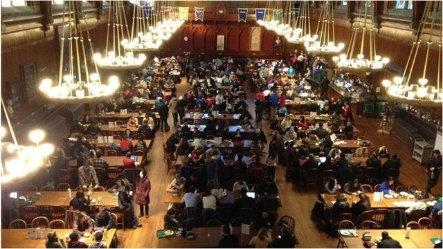 Một giảng đường trường Đại học Harvard 