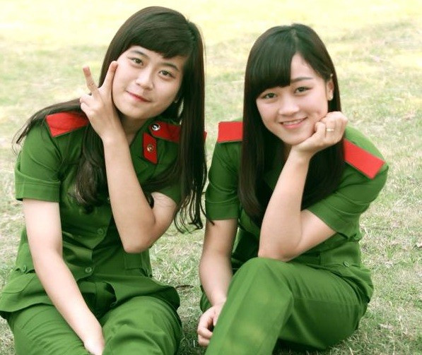 Nữ sinh cảnh sát hình sự mặt mộc xinh xắn ảnh 5