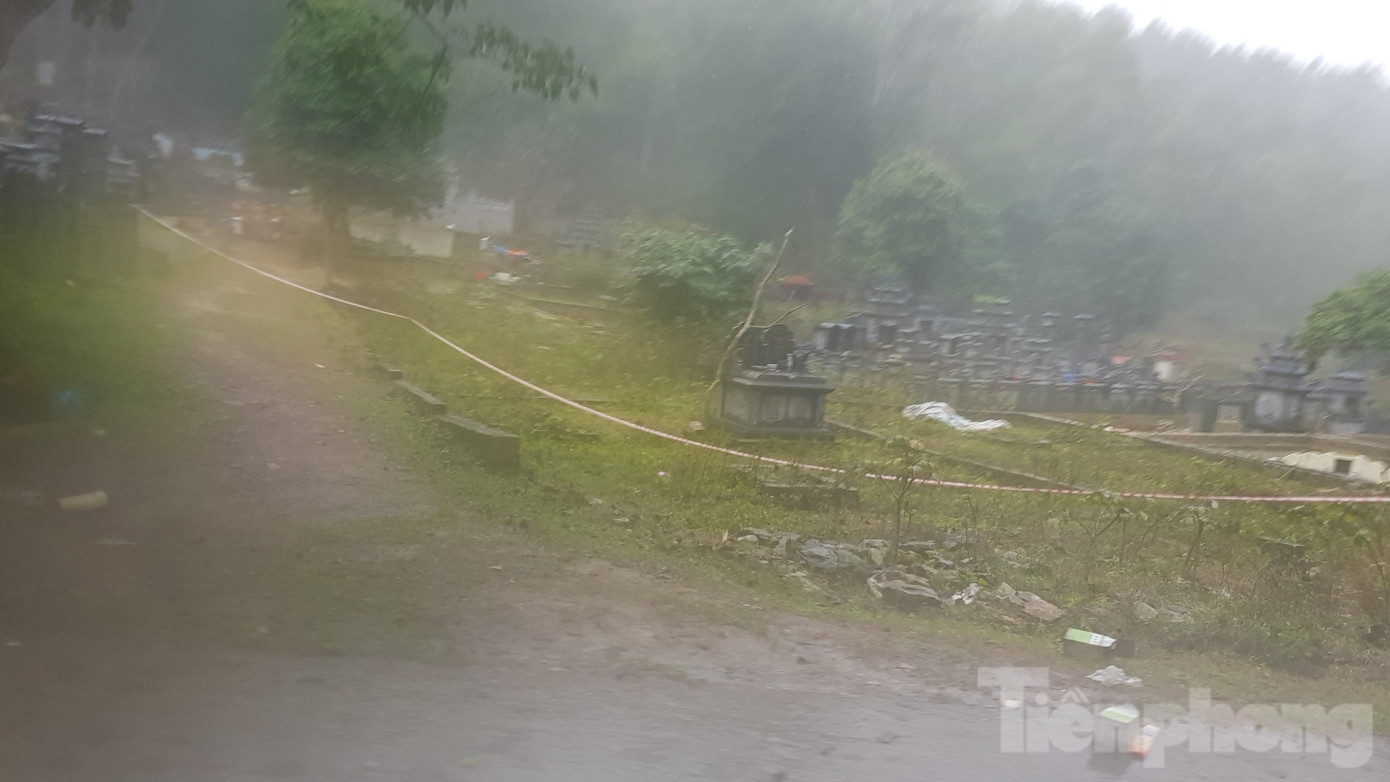 Hiện trường xảy ra vụ án khiến một người tử vong trong đêm.