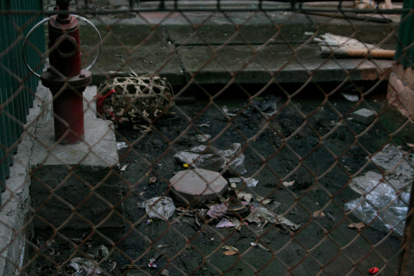 Nước thải bốc mùi hôi thối