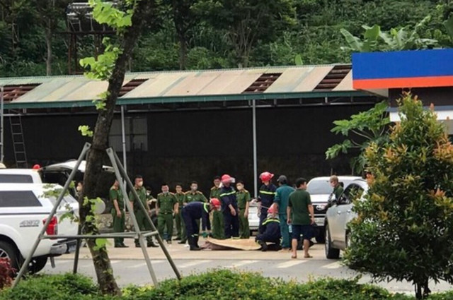 Hiện trường vụ việc. Ảnh: Trường Sơn Hiện trường vụ việc. Ảnh: Trường Sơn