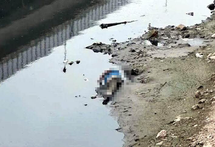 Khu vực phát hiện thi thể người đàn ông. Ảnh: Q.M.