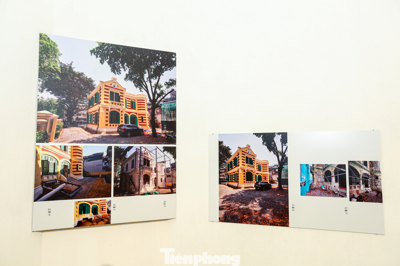 Giới thiệu quá trình trùng tu biệt thự 49 Trần Hưng Đạo thông qua những bức ảnh.