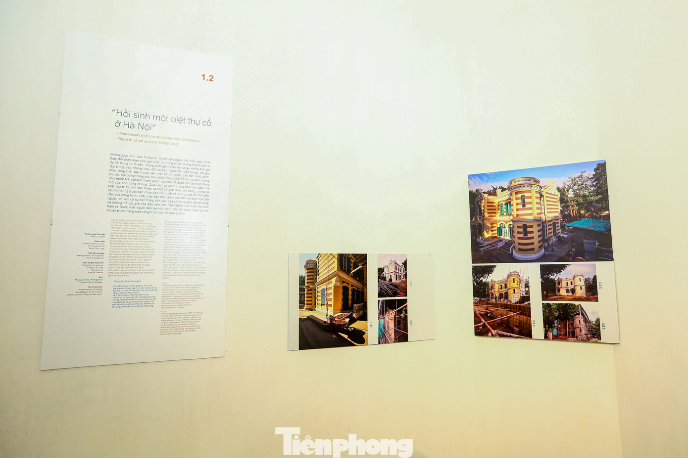 Giới thiệu quá trình trùng tu biệt thự 49 Trần Hưng Đạo thông qua những bức ảnh.