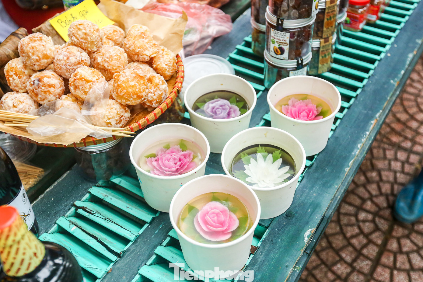 Thạch 3D bắt mắt thu hút thực khách.