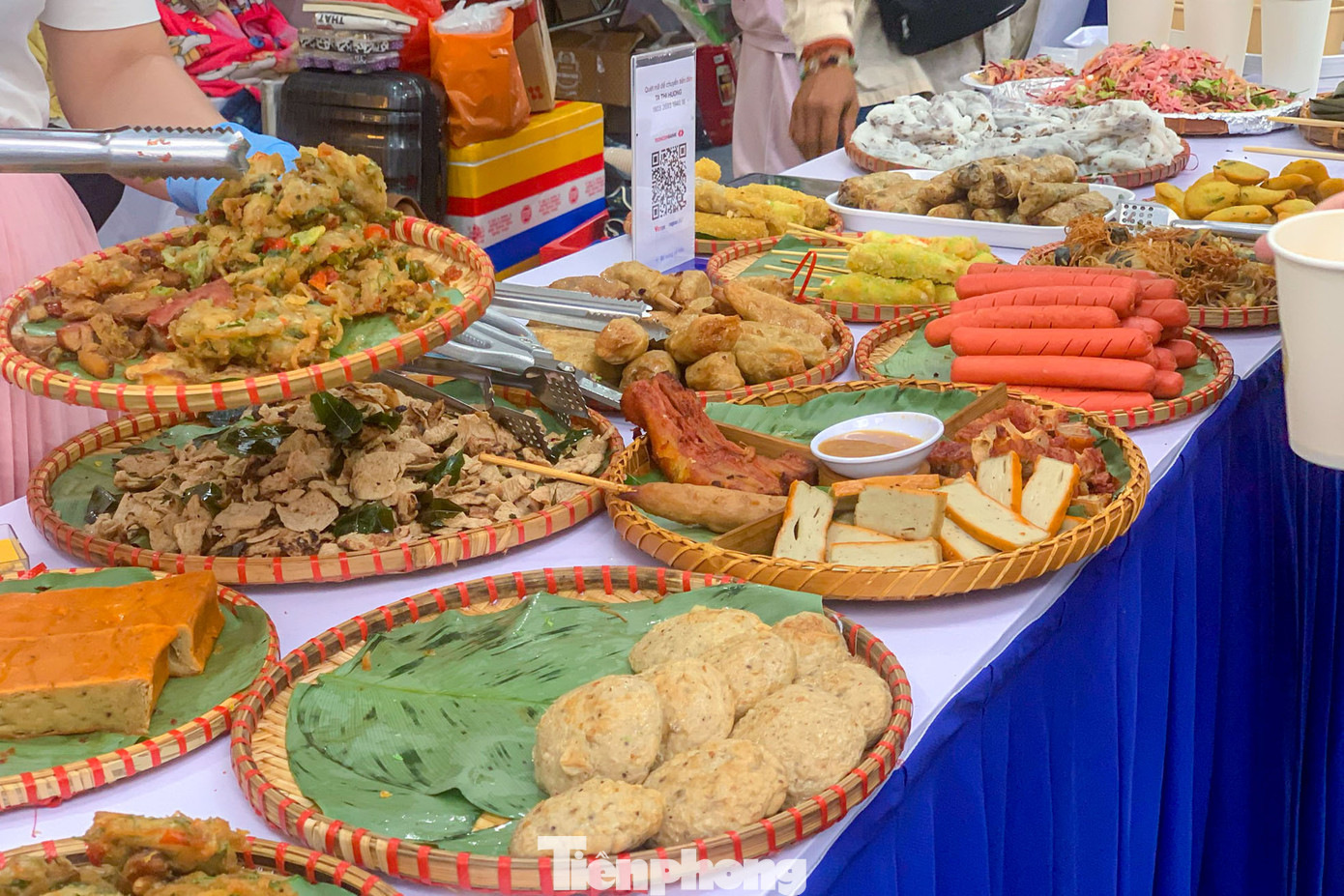 Nhiều món ăn thuần chay vùng miền được bày trí đẹp mắt tại Lễ hội.