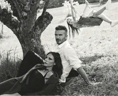 Ảnh đẹp hiếm hoi của gia đình nhà Becks lần đầu trên Vogue ảnh 3