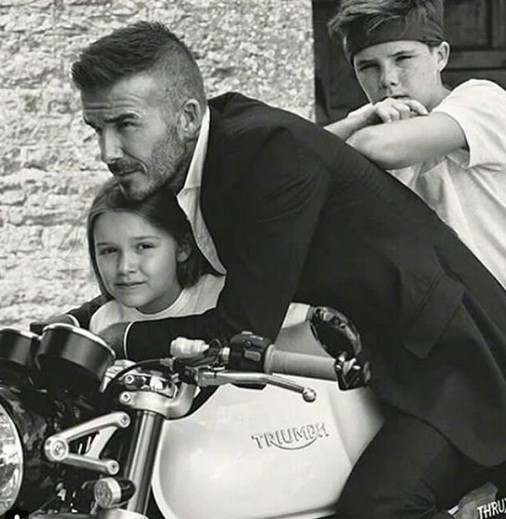 Ảnh đẹp hiếm hoi của gia đình nhà Becks lần đầu trên Vogue ảnh 5