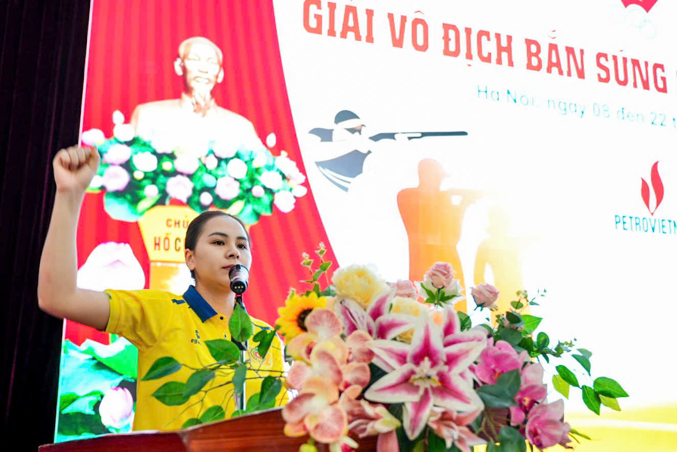 VĐV Trịnh Thu Vinh sẽ tham dự Giải vô địch bắn súng quốc gia năm 2024