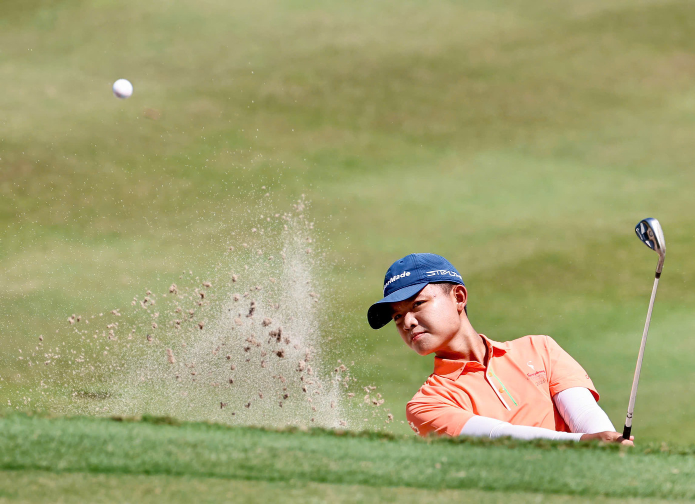 Nguyễn Bảo Minh (sinh năm 2009) lần thứ hai liên tiếp tham dự giải Tiền Phong Golf Championship.