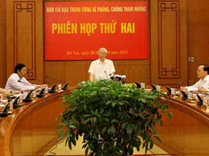Tổng Bí thư Nguyễn Phú Trọng phát biểu tại hội nghị ngày 26/3/2013
