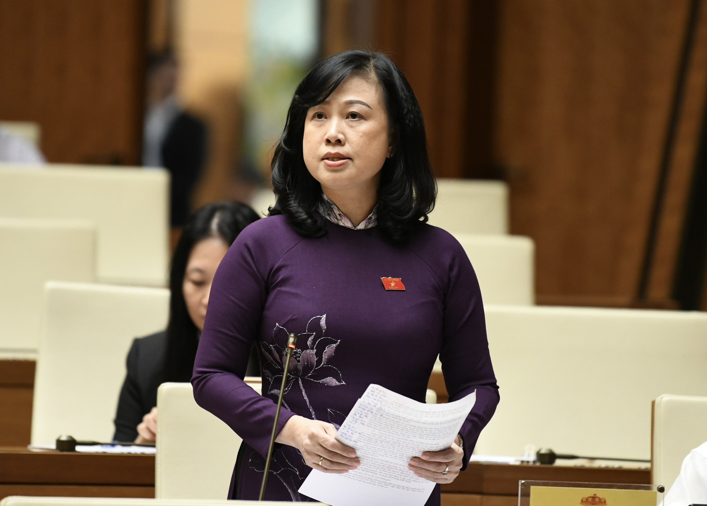 Bộ trưởng Bộ Y tế Đào Hồng Lan. Ảnh: Như Ý.