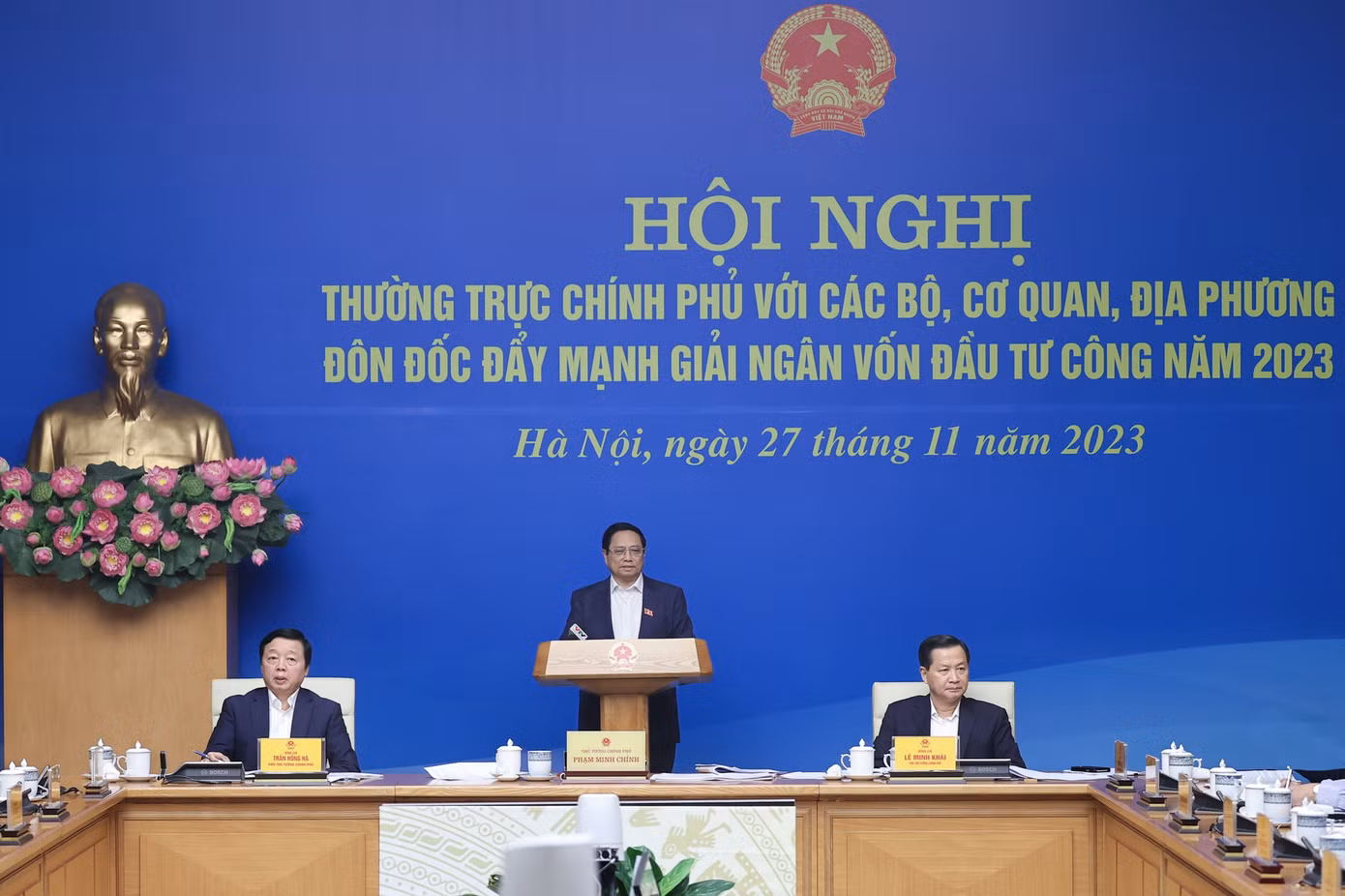 Thường trực Chính phủ họp với các địa phương về giải ngân vốn đầu tư công.