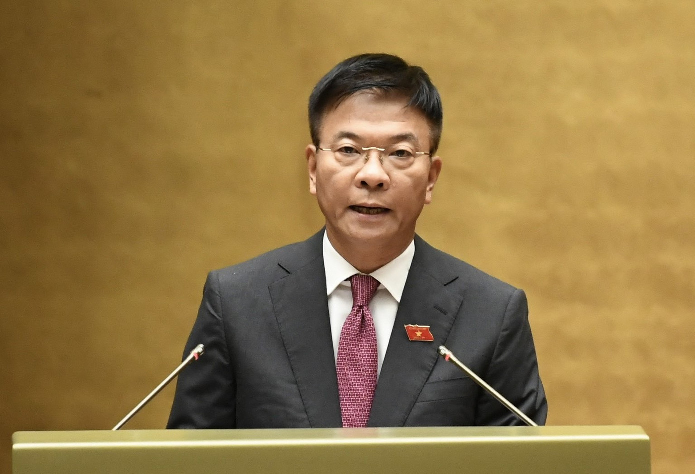 Bộ trưởng Bộ Tư pháp Lê Thành Long. Ảnh: Như Ý