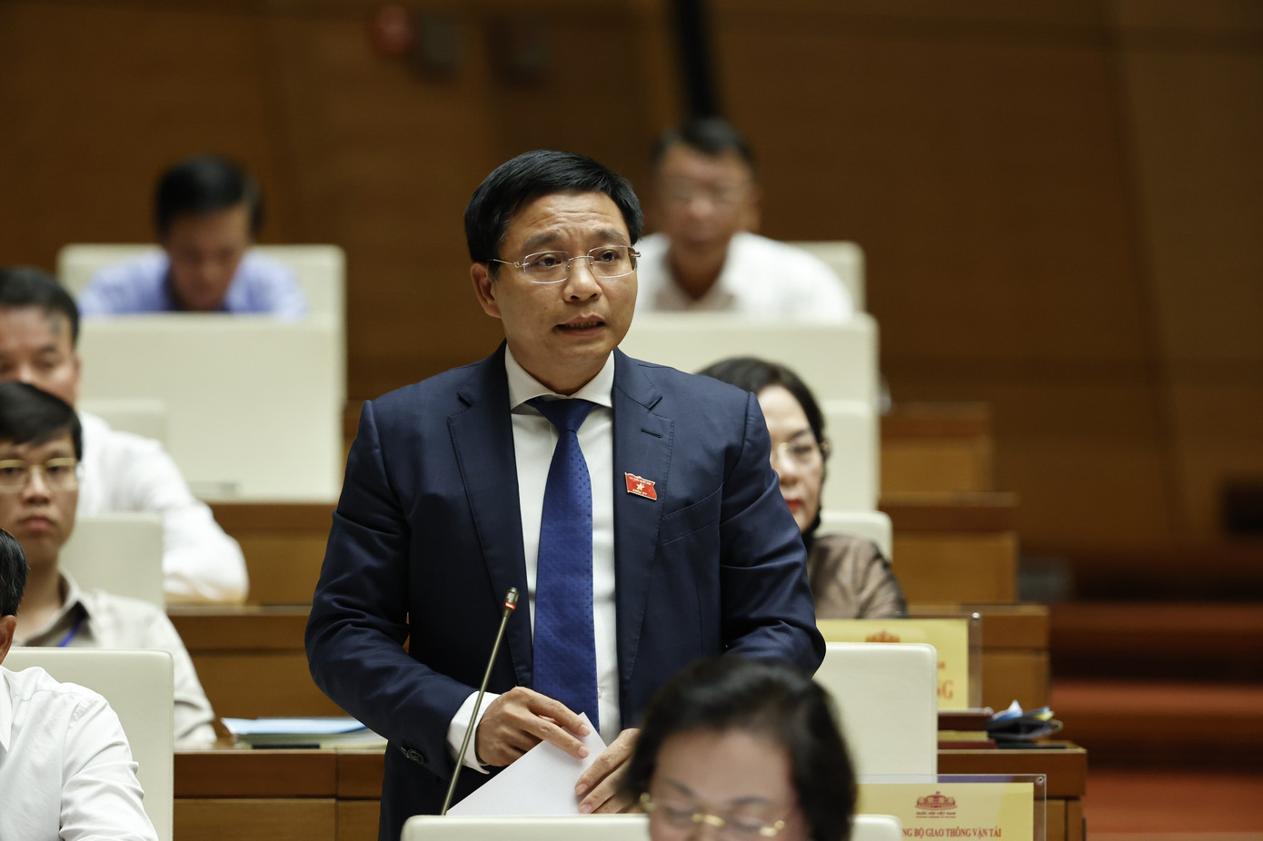 Bộ trưởng Bộ GTVT Nguyễn Văn Thắng. Ảnh: Như Ý.