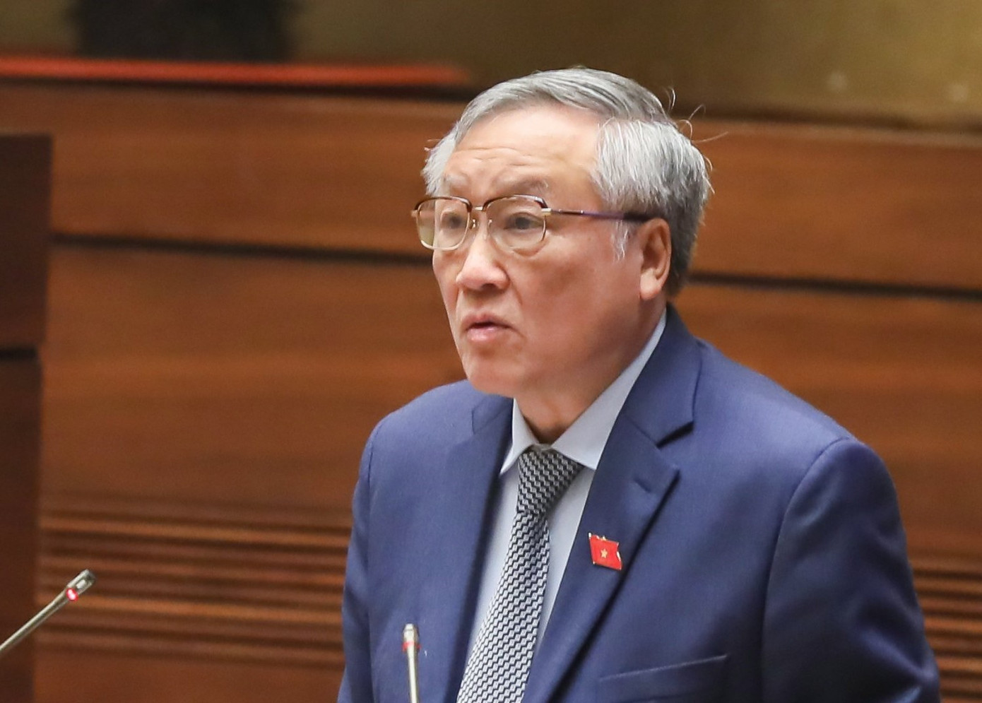 Chánh án TAND Tối cao Nguyễn Hòa Bình. Ảnh: Như Ý Chánh án TAND Tối cao Nguyễn Hòa Bình. Ảnh: Như Ý