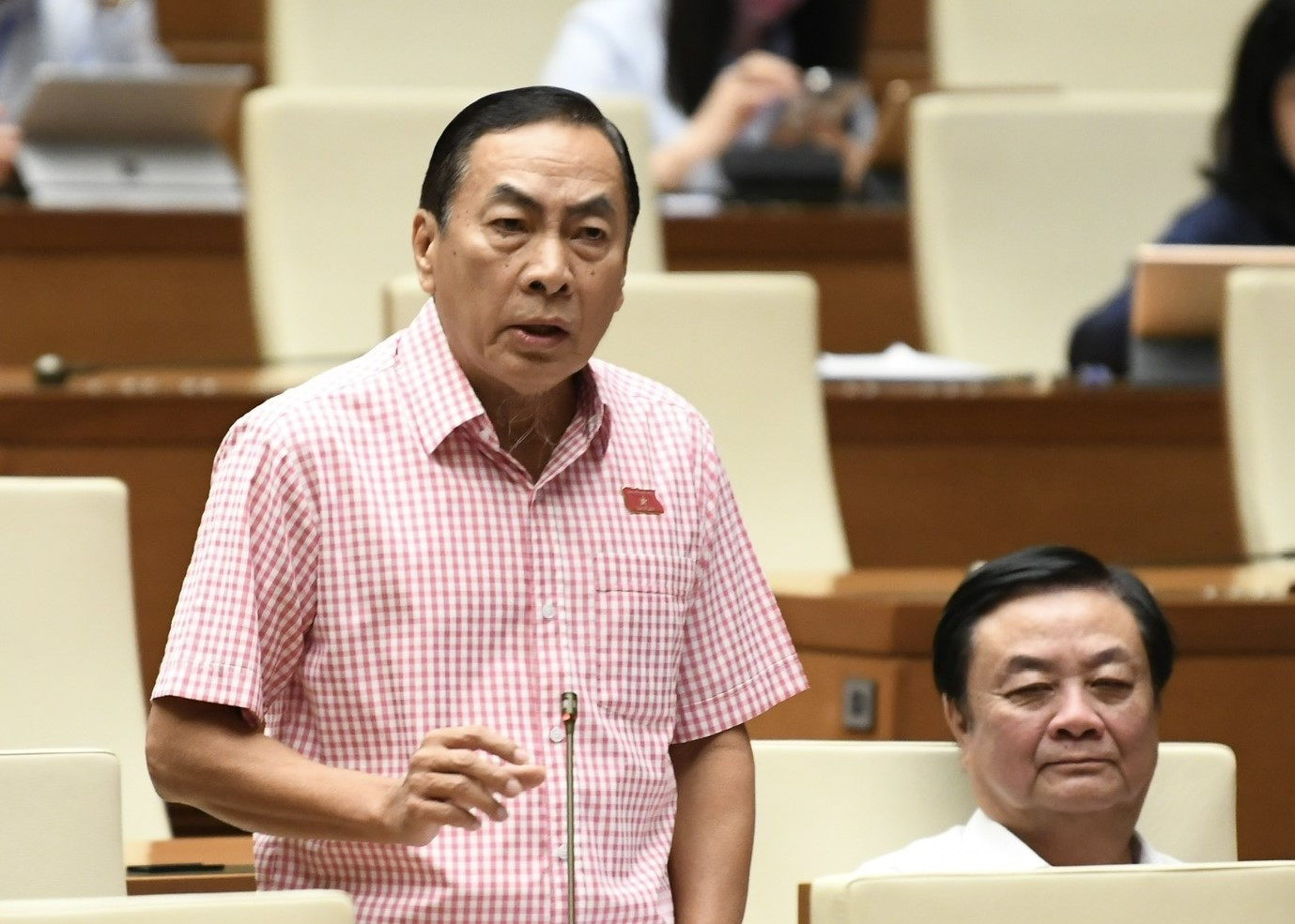 ĐBQH Phạm Văn Hòa (đoàn Đồng Tháp). Ảnh: Như Ý