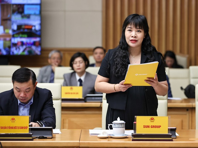 Bà Nguyễn Thái Hoài Anh - Phó Giám đốc đối ngoại tập đoàn Sun Group. Bà Nguyễn Thái Hoài Anh - Phó Giám đốc đối ngoại tập đoàn Sun Group.