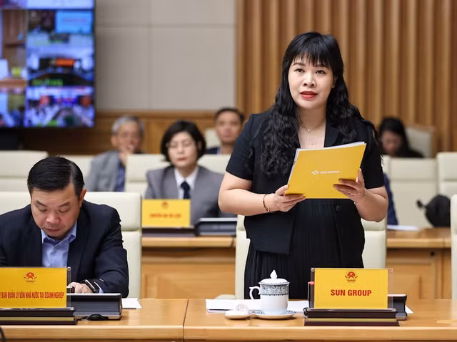Bà Nguyễn Thái Hoài Anh - Phó Giám đốc đối ngoại tập đoàn Sun Group. Bà Nguyễn Thái Hoài Anh - Phó Giám đốc đối ngoại tập đoàn Sun Group.