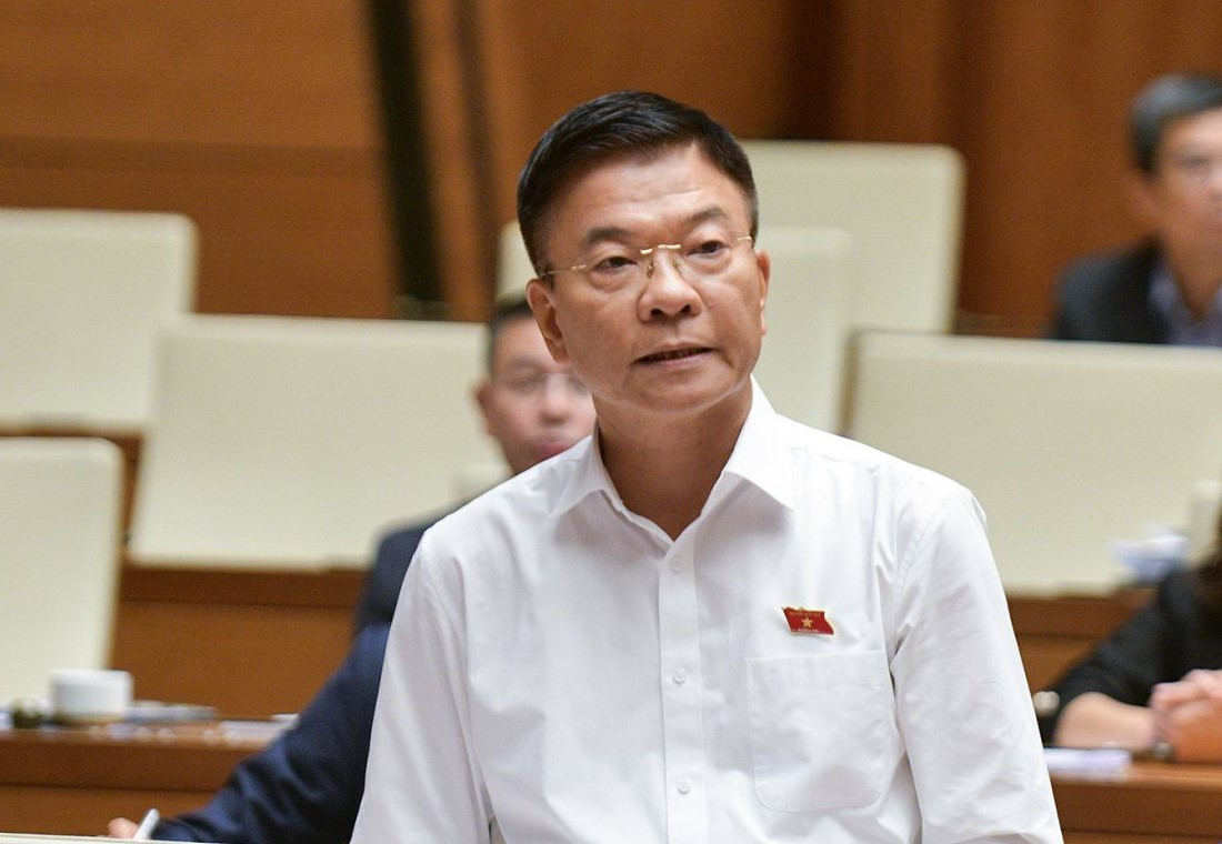 Bộ trưởng Bộ Tư pháp Lê Thành Long. Ảnh: Như Ý. Bộ trưởng Bộ Tư pháp Lê Thành Long. Ảnh: Như Ý.