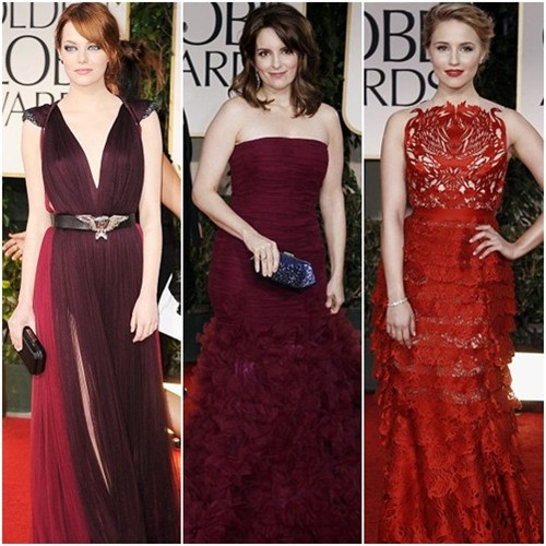 Emma Stone, Tina Fey và Dianne Agron 