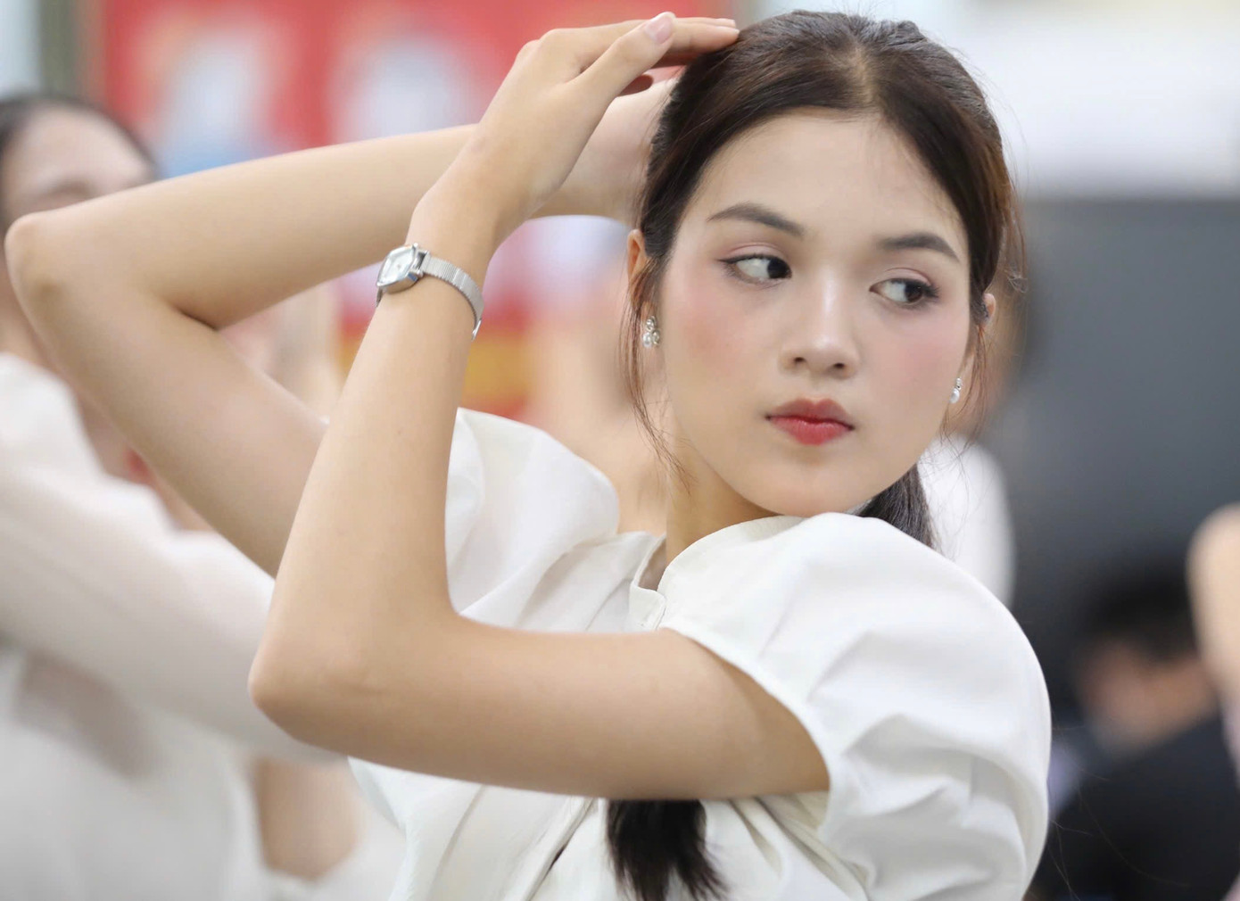 Thí sinh Hoa hậu Việt Nam có sự bứt phá ấn tượng về sắc vóc, trí tuệ. Ảnh: Hồng Vĩnh.