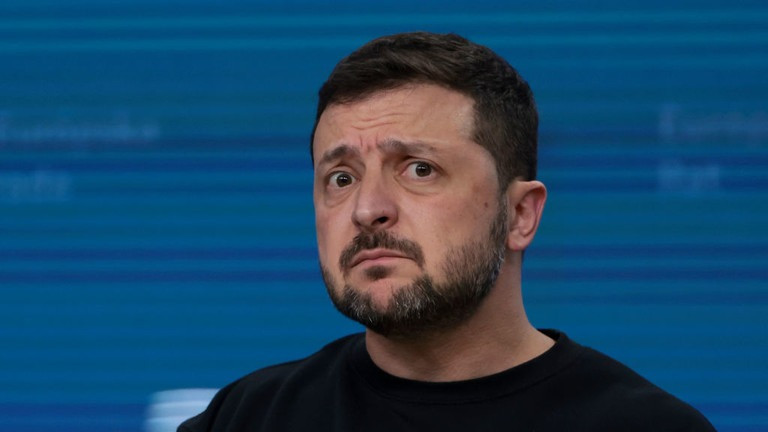 Tổng thống Ukraine Volodymyr Zelensky. (Ảnh: Getty Images)