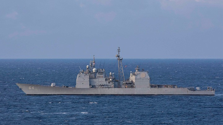 Tàu USS Gettysburg. (Ảnh: AP)