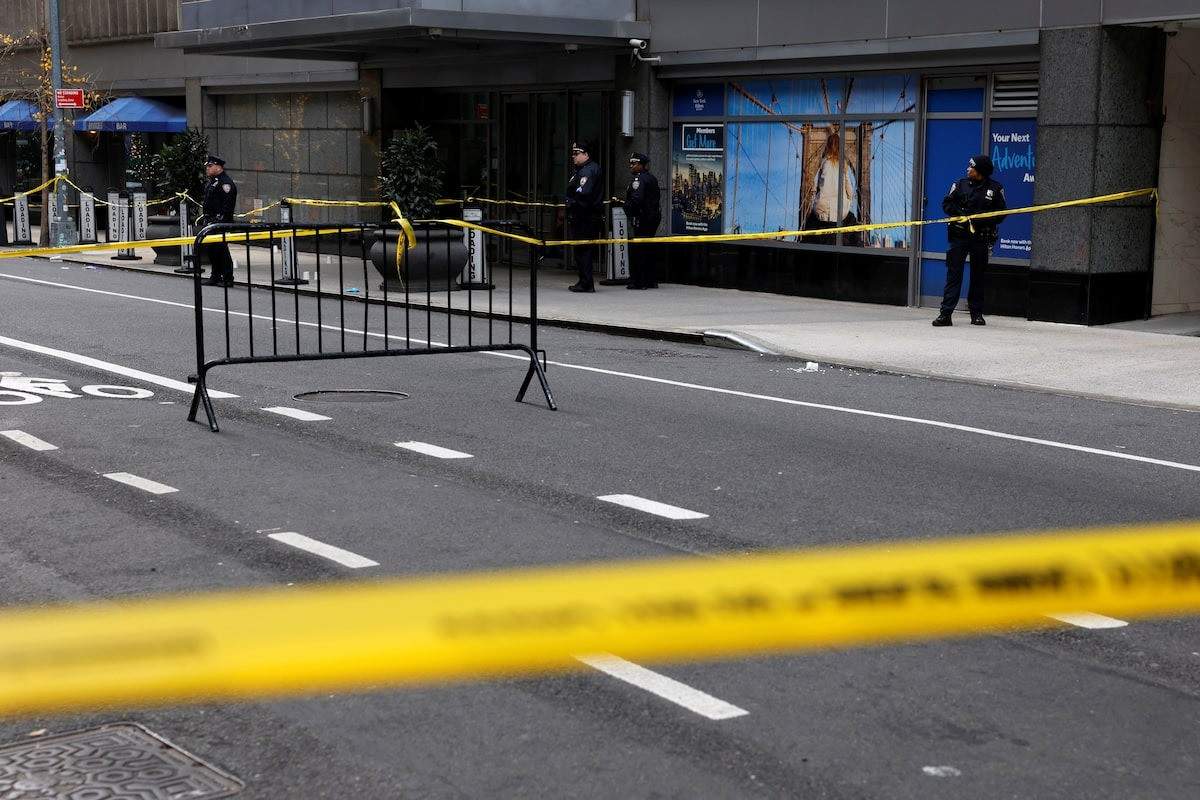 Hiện trường bị phong toả. (Ảnh: Reuters)