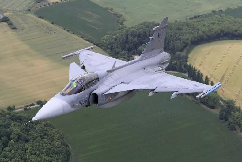 Tiêm kích Jas 39 Gripen của Thuỵ Điển. (Ảnh: AP) Tiêm kích Jas 39 Gripen của Thuỵ Điển. (Ảnh: AP)