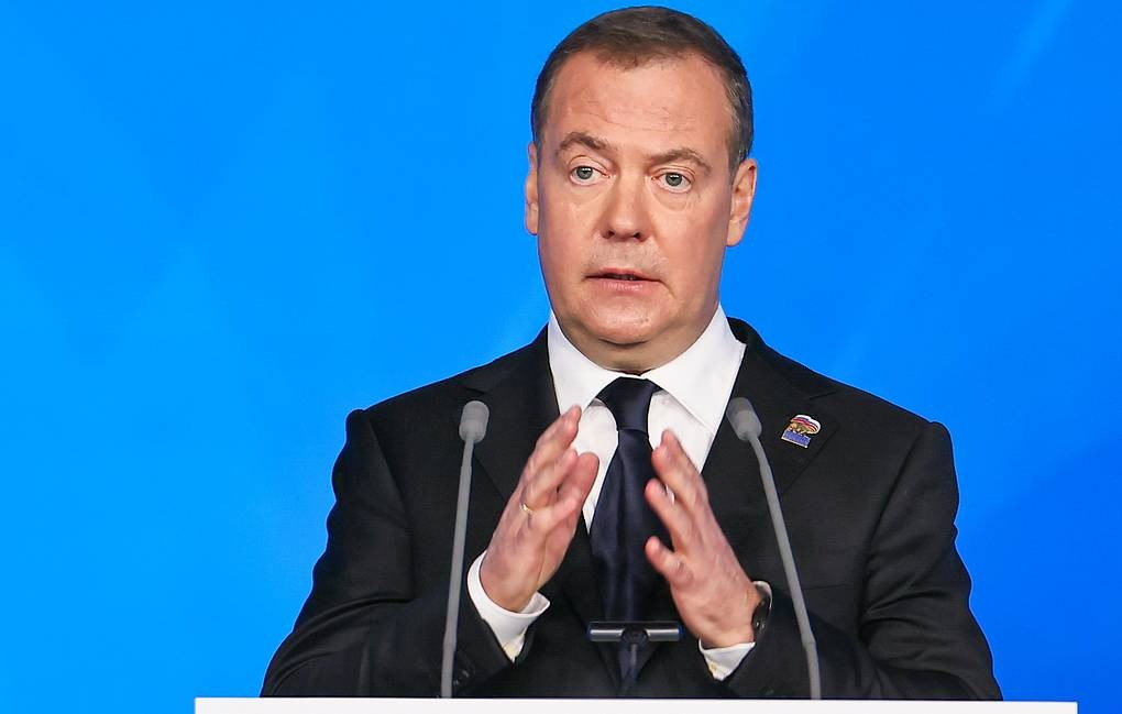 Phó Chủ tịch Hội đồng An ninh Nga Dmitry Medvedev. (Ảnh: Tass)