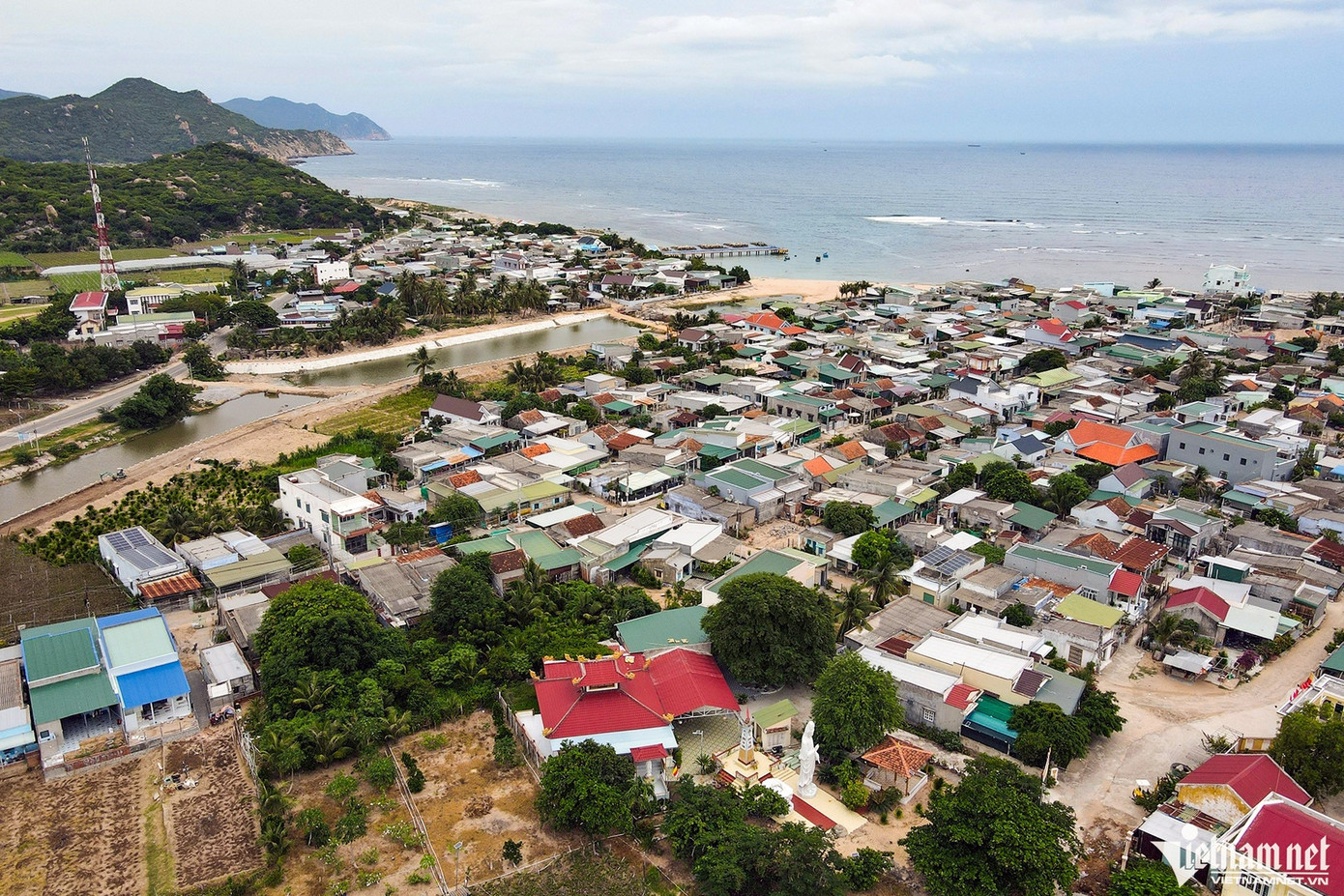 Địa điểm xây dựng Nhà máy điện hạt nhân tại Ninh Thuận. Ảnh: Xuân Ngọc.