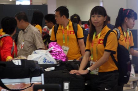 Theo đánh giá của BHL, ĐT nữ Việt Nam đang có được phong độ tốt nhất và tất cả đã sẵn sàng chinh phục HCV tại SEA Games. dsfsd