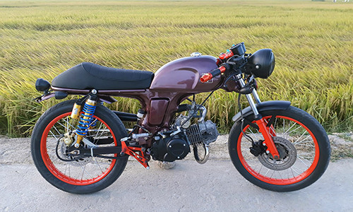 Honda 67 phong cách cafe racer của tay chơi Nghệ An ảnh 1