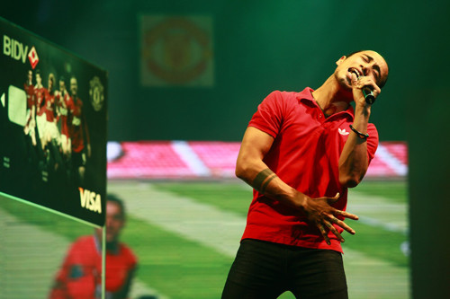 Rocker Anh Khoa là một fan hâm mộ bóng đá cuồng nhiệt