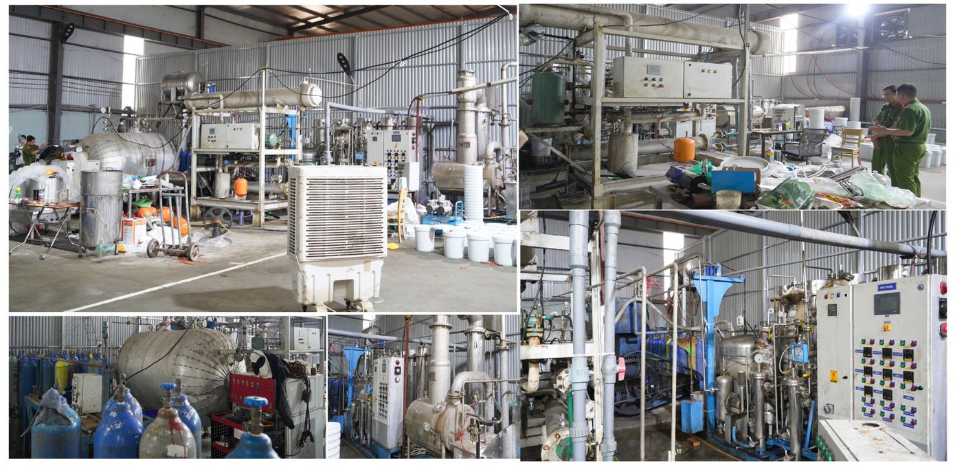 Đường dây sản xuất được trang bị hệ thống dây chuyền máy móc hiện đại Đường dây sản xuất được trang bị hệ thống dây chuyền máy móc hiện đại