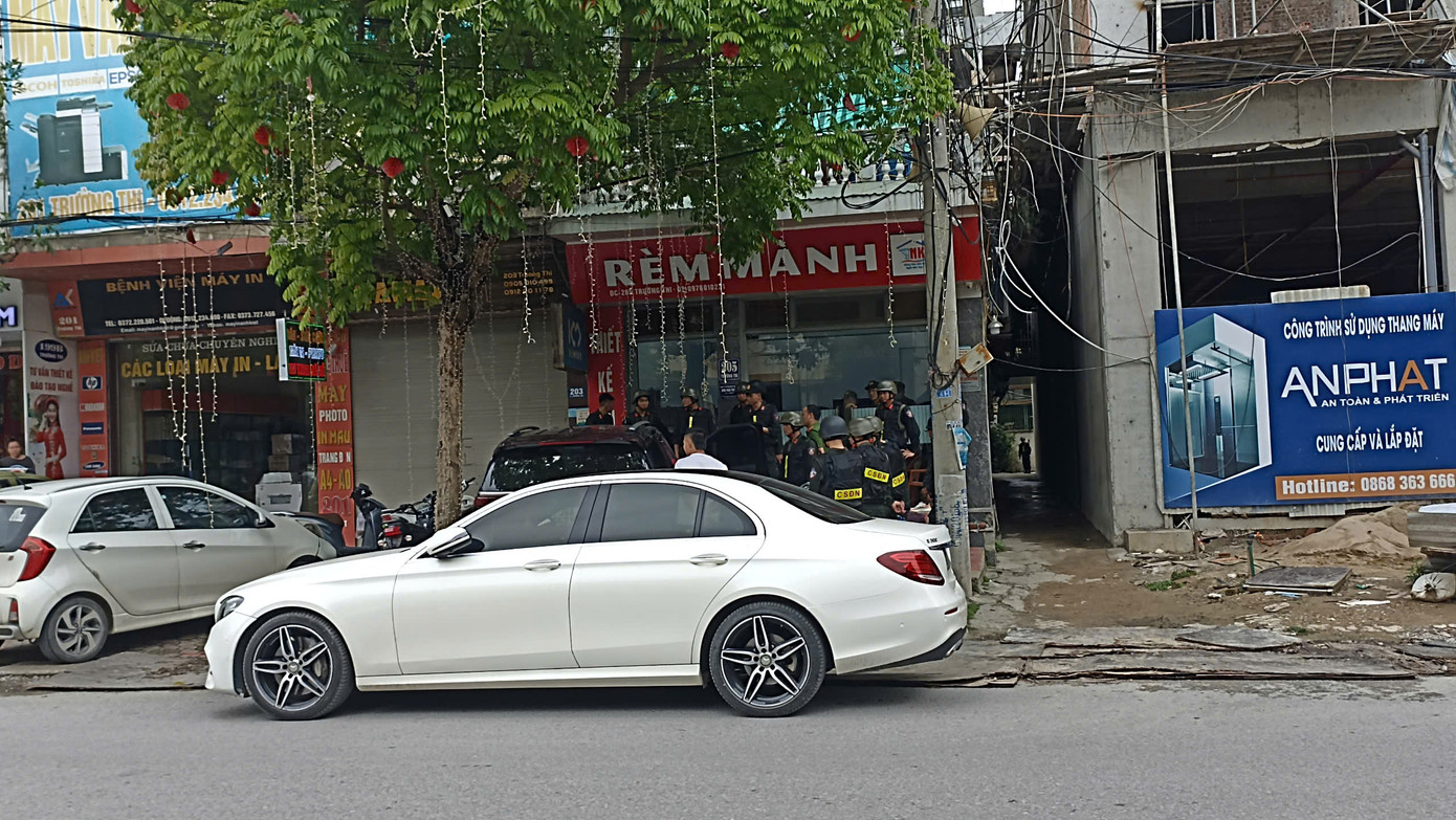Những địa chỉ có sự xuất hiện của lực lượng công an có liên quan đến một 'nhân vật có tiếng' ở Thanh Hóa
