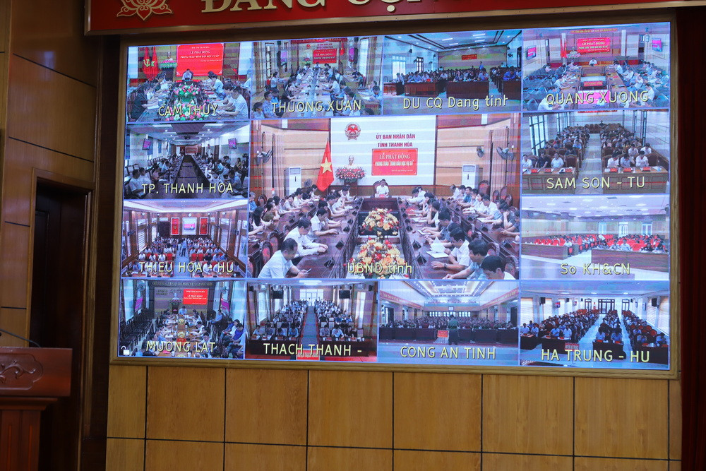 Có 1.018 điểm cầu tham gia lễ phát động.