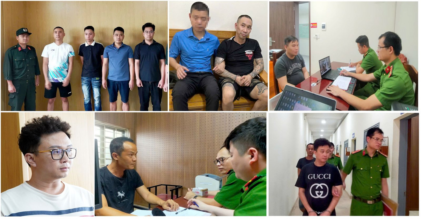 Cơ quan chức năng làm việc với các đối tượng trong vụ án Cơ quan chức năng làm việc với các đối tượng trong vụ án