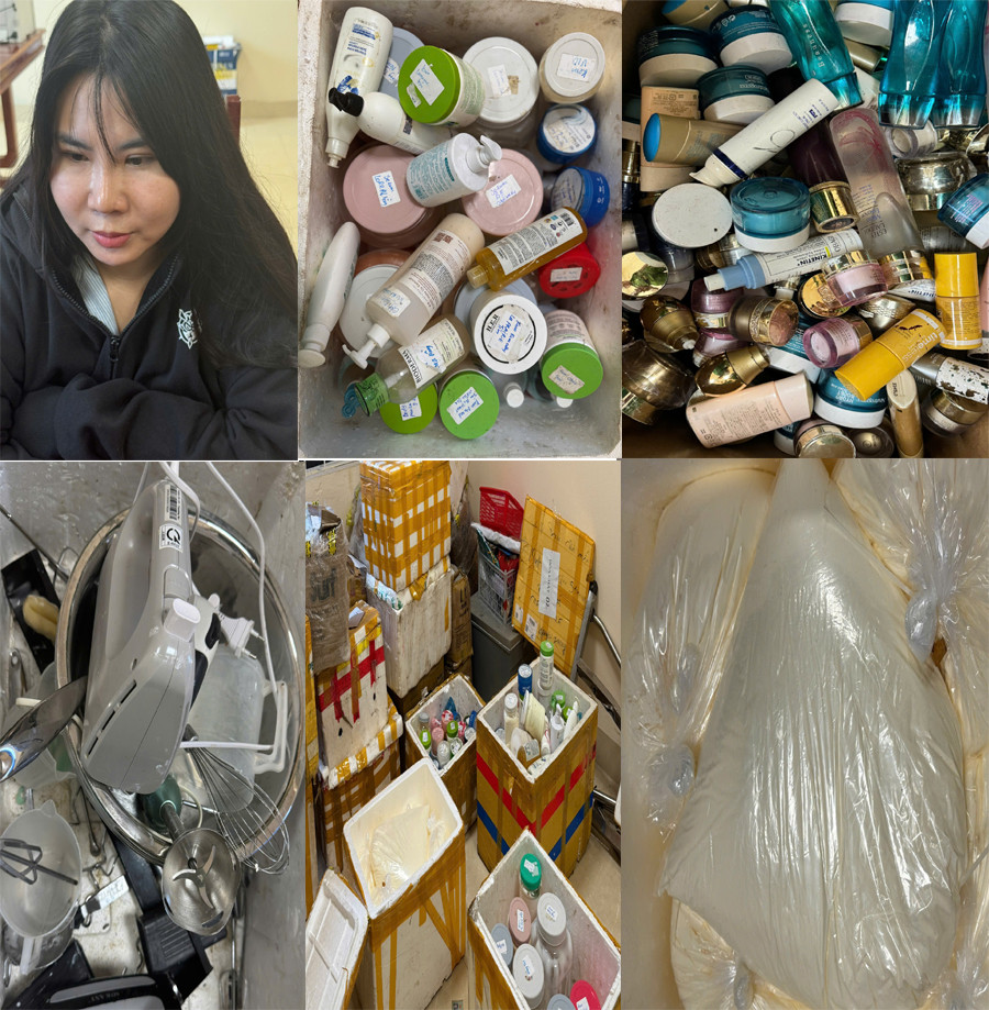 Nguyễn Thị Dung và một số tang vật