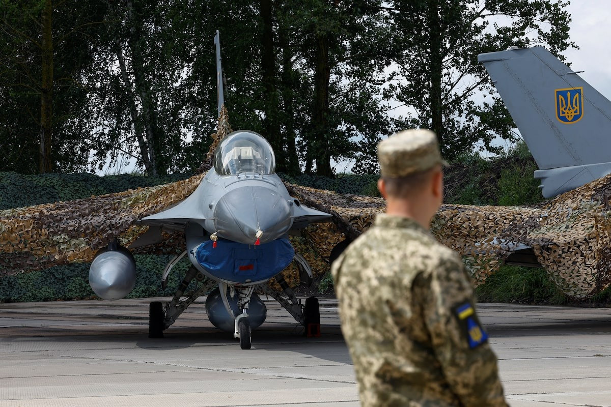 Máy bay F-16 tại Ukraine. (Ảnh: Reuters) Máy bay F-16 tại Ukraine. (Ảnh: Reuters)