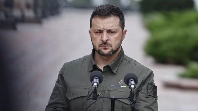 Tổng thống Ukraine Volodymyr Zelensky. (Ảnh: Getty Images)