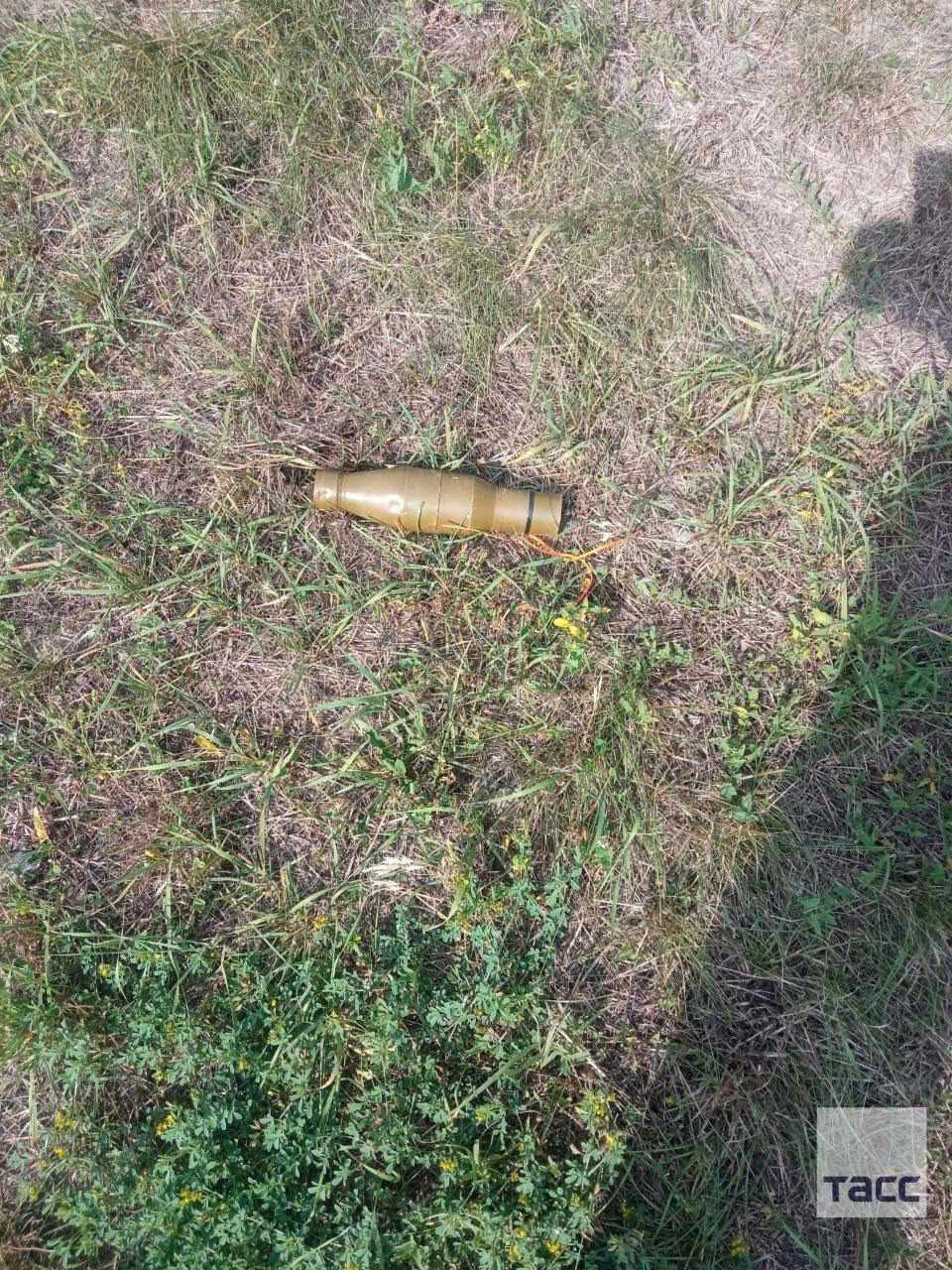 Hình ảnh xác máy bay không người lái. (Ảnh: Tass)