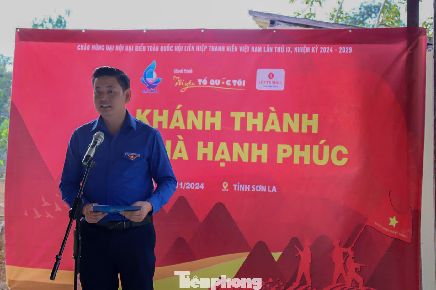 Anh Lò Mạnh Cường – Phó Bí thư Tỉnh Đoàn Sơn La phát biểu. Anh Lò Mạnh Cường – Phó Bí thư Tỉnh Đoàn Sơn La phát biểu.
