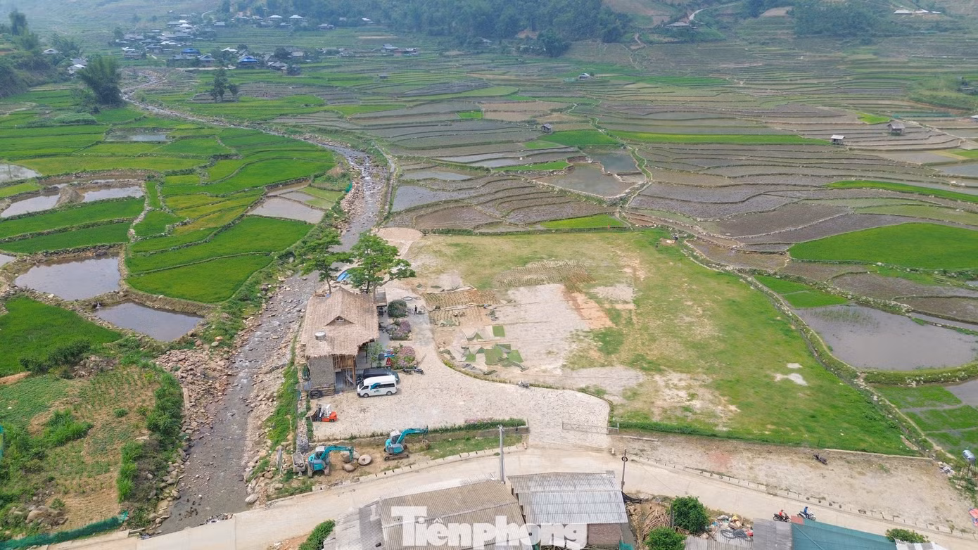 Điểm hạ cánh dù lượn có diện tích 5.000 m2.