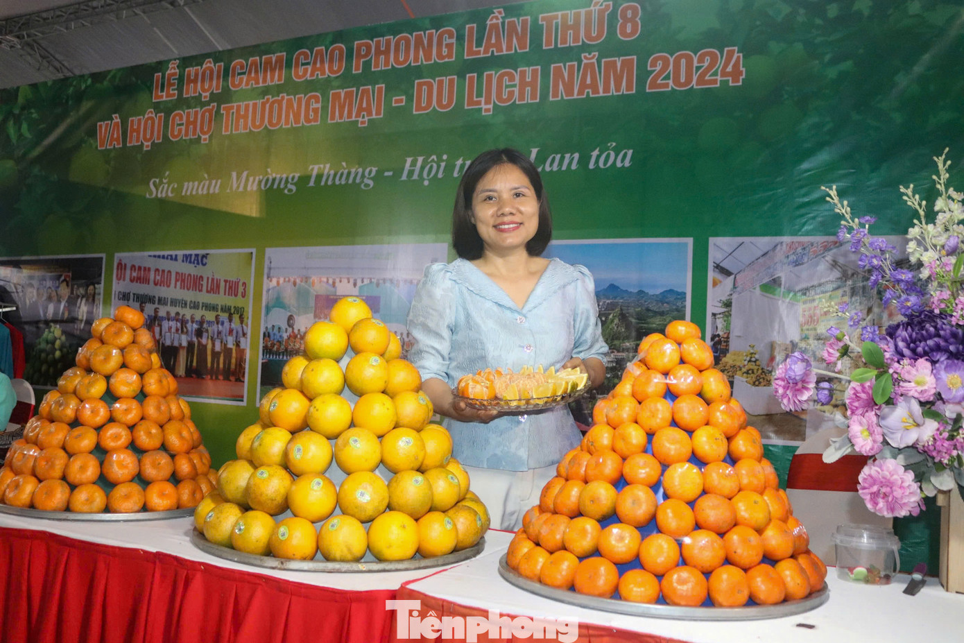 Sản phẩm cam Cao Phong được khách hàng tin dùng, lựa chọn trong nhiều năm qua.